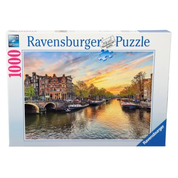 Ravensburger Puzzel Amsterdam Grachtenoever 1000 Stukjes Outlet