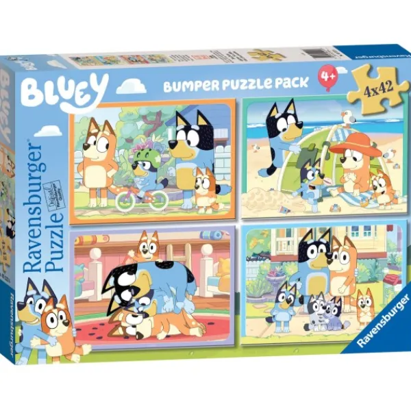 Ravensburger Puzzel Bluey 4 X 42 Stukjes Hot