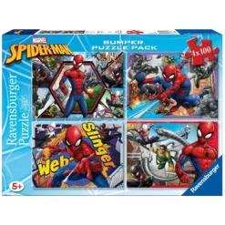 Ravensburger Puzzel Spiderman 4 In 1 100 Stukjes Hot