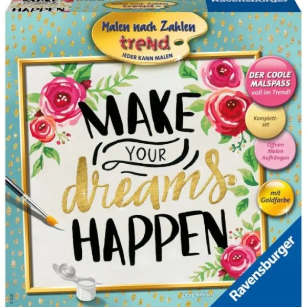 Ravensburger Schilderen Op Nummer Make Dreams Vierkant Discount