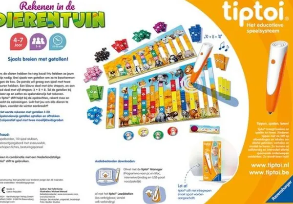 Ravensburger Tiptoi Rekenen In De Dierentuin Hot