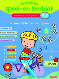 Deltas Reuzeleuk speel- en leerblok - Ik Leer Tellen En Schrijven (5-6 Jaar) Clearance