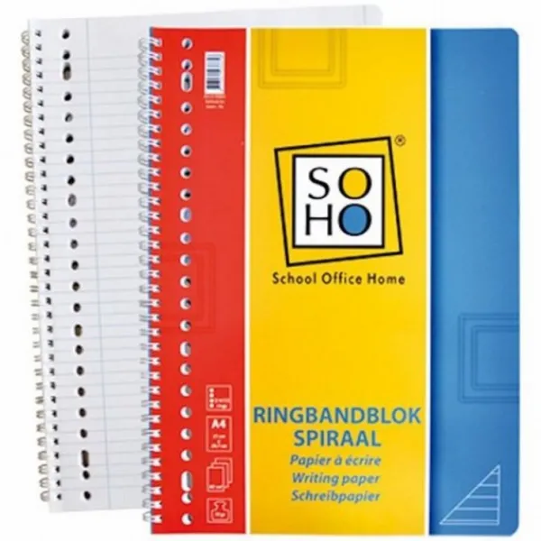 Soho Ringbandblok 23-Rings Lijn Spiraal Sale