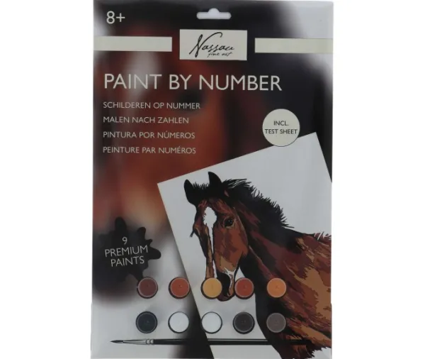 De Grote Speelgoedwinkel Schilderen Op Nummer Paard Hot