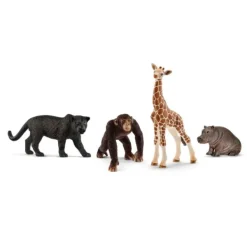 Schleich 72162 Wild Life Figures Playset 4 Dieren Clearance