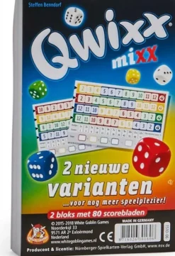 White Goblin Games Scoreblok 2 stuks Qwixx Mixx Best