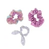 De Grote Speelgoedwinkel Scrunchie Set Roze-Zilver 3 Stuks Clearance