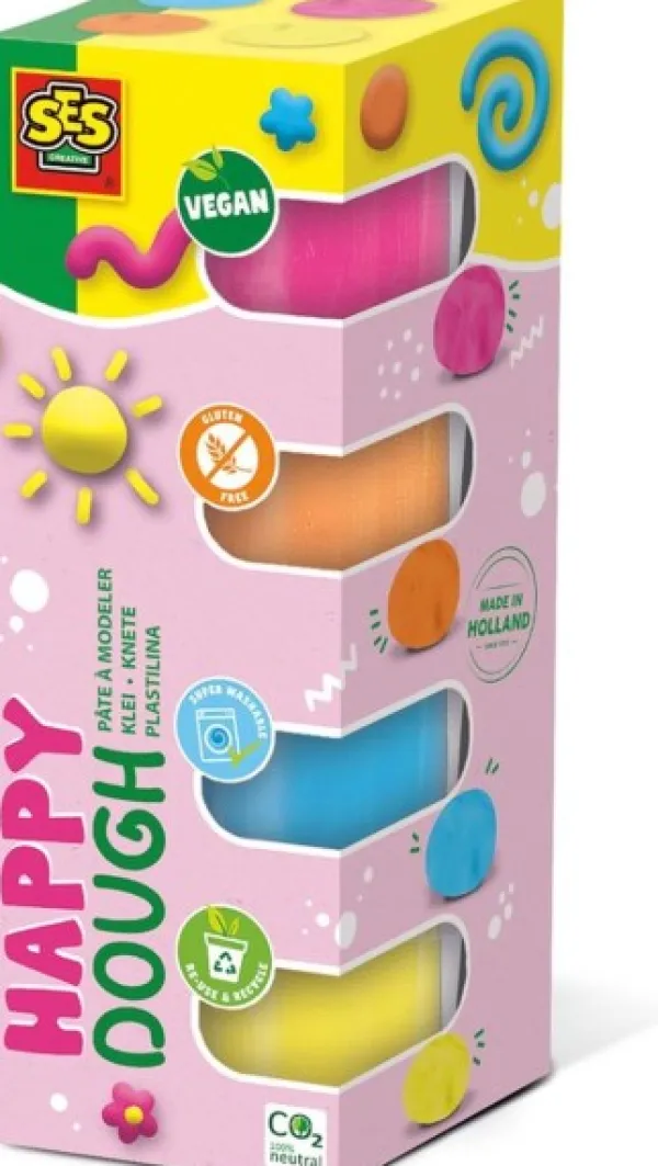 Ses Klei Feel Good Happy 4 X 90 Gr Outlet