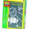 Ses krijtjes wit 12 stuks New