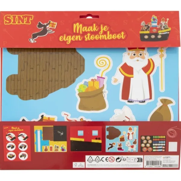 De Grote Speelgoedwinkel Sint Knutselset Stoomboot voordelig online kopen? Discount
