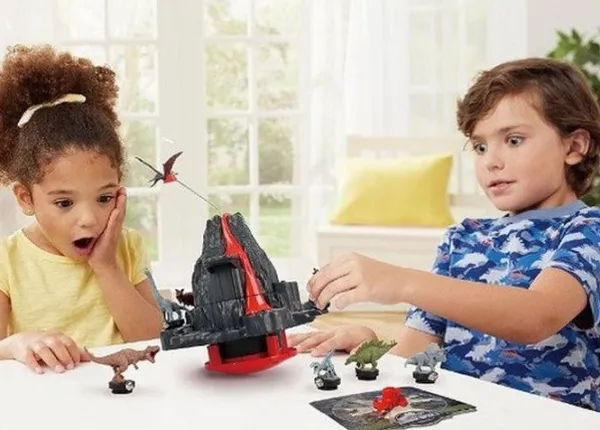De Grote Speelgoedwinkel Spel Jurassic World Shaky Volcano Hot