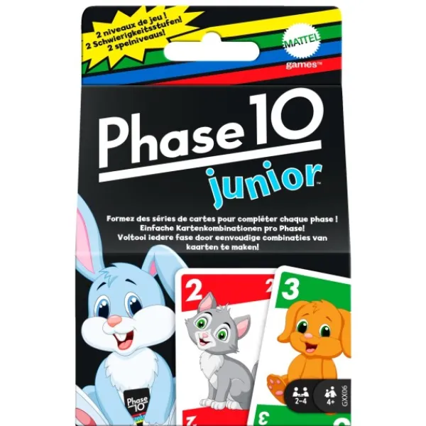 Mattel Spel Phase 10 Junior - Kaartspel Discount