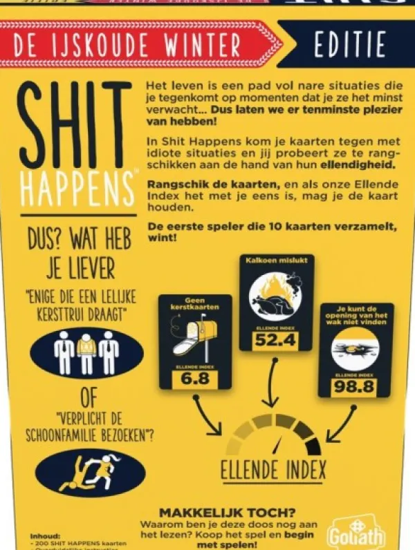 Goliath Spel Shit Happens Winter Editie Online
