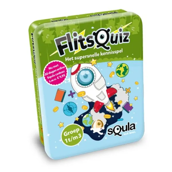 Squla Spel Flitsquiz Groep 1-3 Fashion