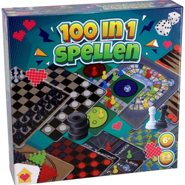 De Grote Speelgoedwinkel Spellendoos 100 In 1 Outlet