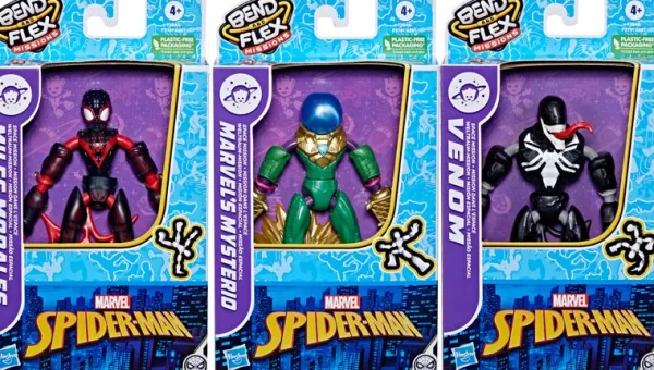 Hasbro Spiderman Bend N Flex Space Mission Figuur Online