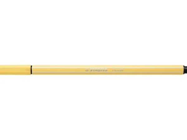 Stabilo Pen 68 - Premium Viltstift - Licht Geel Hot
