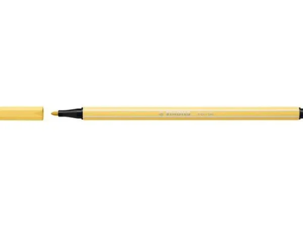 Stabilo Pen 68 - Premium Viltstift - Licht Geel Hot