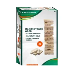 Alert Stapeltoren XL Outdoor Hout Met Handig Opbergnet New