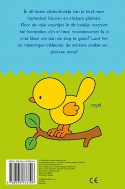 Deltas Stickerpret - Eerste Woordjes (3-5 Jaar) Clearance