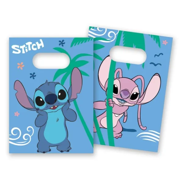 De Grote Speelgoedwinkel Stitch & Angel Uitdeelzakjes 4 Stuks Fashion