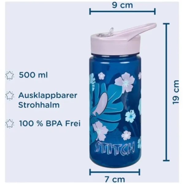 De Grote Speelgoedwinkel Stitch Aoro Pop-up Drinkfles Clearance
