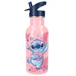 De Grote Speelgoedwinkel Stitch Drinkfles Roze 500 Ml Outlet