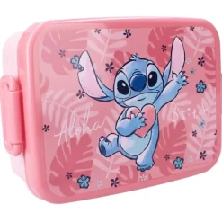 De Grote Speelgoedwinkel Stitch Lunchbox Roze Aloha Hot