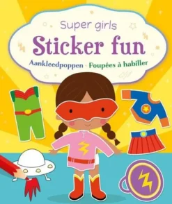 Deltas Super Girls Sticker Fun - Aankleedpoppen Online