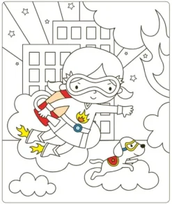 Deltas Super Girls Sticker Fun - Aankleedpoppen Online