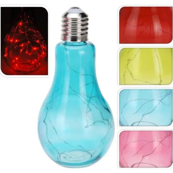 De Grote Speelgoedwinkel Tafellamp Met Led 20 Leddraden, 11x11x13 Cm Discount