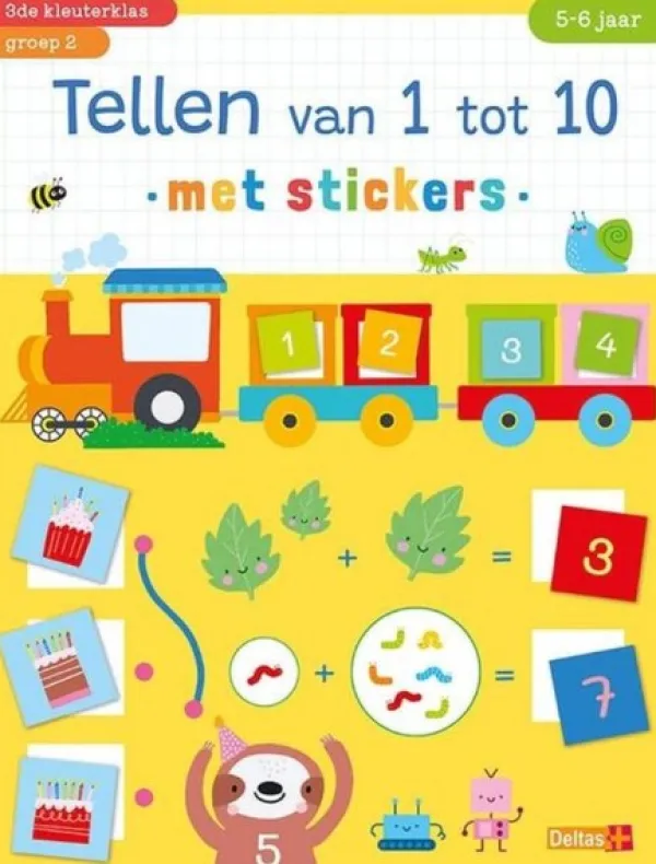 De Grote Speelgoedwinkel Tellen Van 1 Tot 10 Met Stickers (5-6 Jaar) Discount