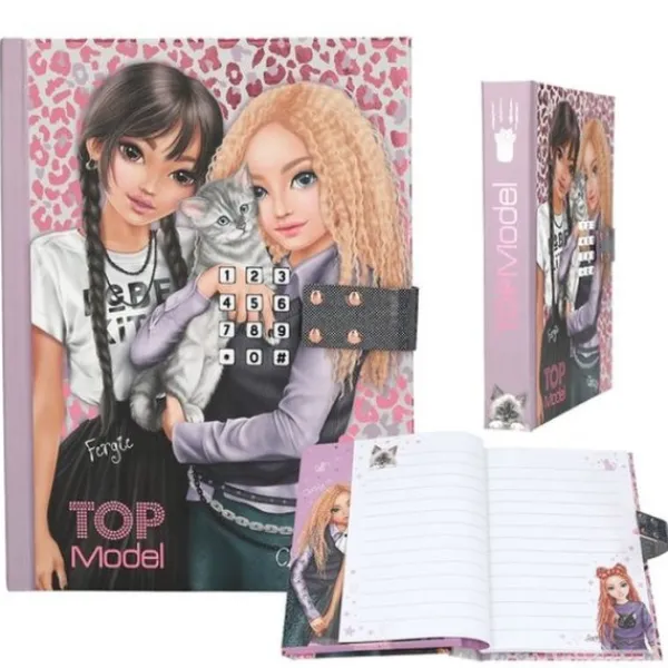 Top Model Topmodel Dagboek Met Code En Geluid Rebel Kitty Best