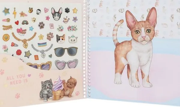 Top Model Topmodel Dress Me Up Stickerbook Kitty Outlet
