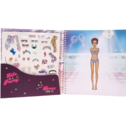 Depesche Topmodel Dress Me Up Stickerboek Party New