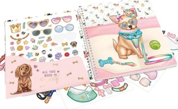 Top Model Topmodel Dress Me Up Stickerbook Doggy Sale