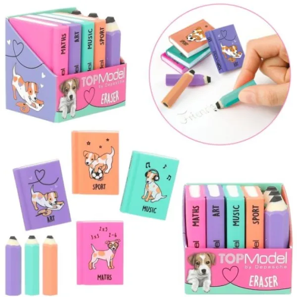 Depesche Topmodel Gumset - Mini Schoolboeken En Potloden Best