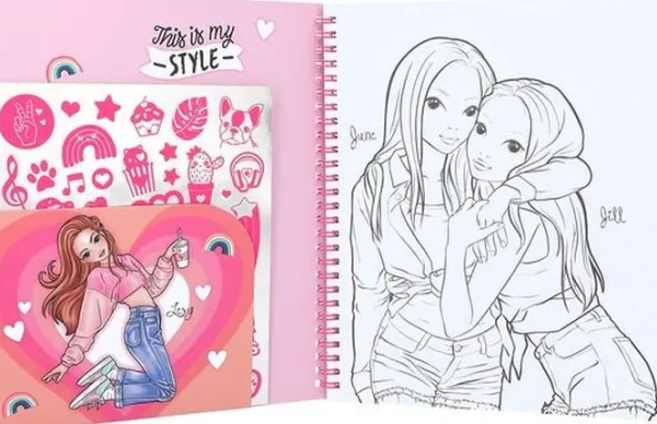 Depesche Topmodel Kleurboek Met Pailletten Outlet