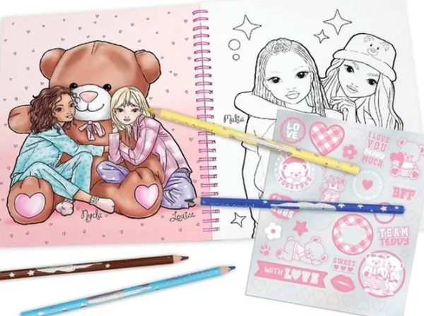 Top Model Topmodel Kleurboek Team Teddy Outlet