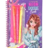 Depesche Topmodel Neon Doodle Kleurboek Met Neon Stiften New