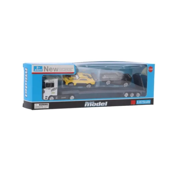 De Grote Speelgoedwinkel Transporter Met 2 Auto's Clearance
