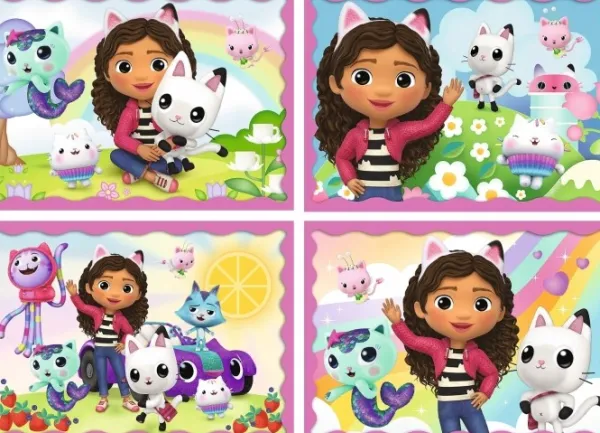 Trefl Puzzel Gabby's Dollhouse 4 In 1 Sale