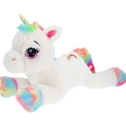 Pluchiez Unicorn Pluche Wit Liggend 80 Cm Online