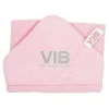 De Grote Speelgoedwinkel Vib Badcape Vib Roze+zilver 75cm X75cm Discount