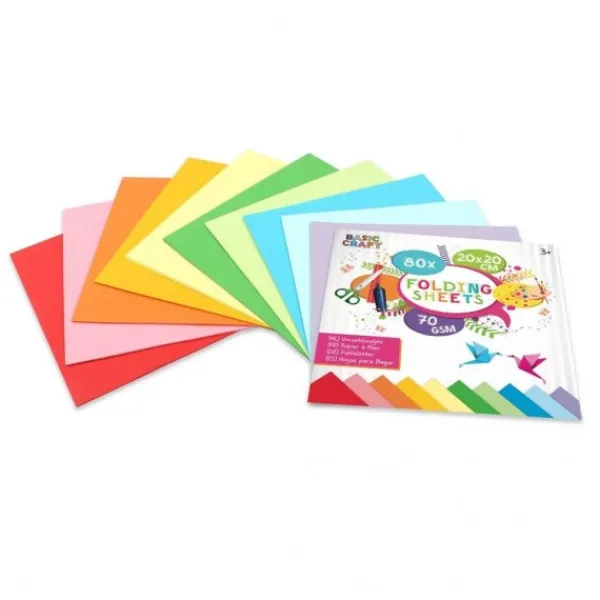 De Grote Speelgoedwinkel Vouwblaadjes 20x20cm 80 Stuks Sale