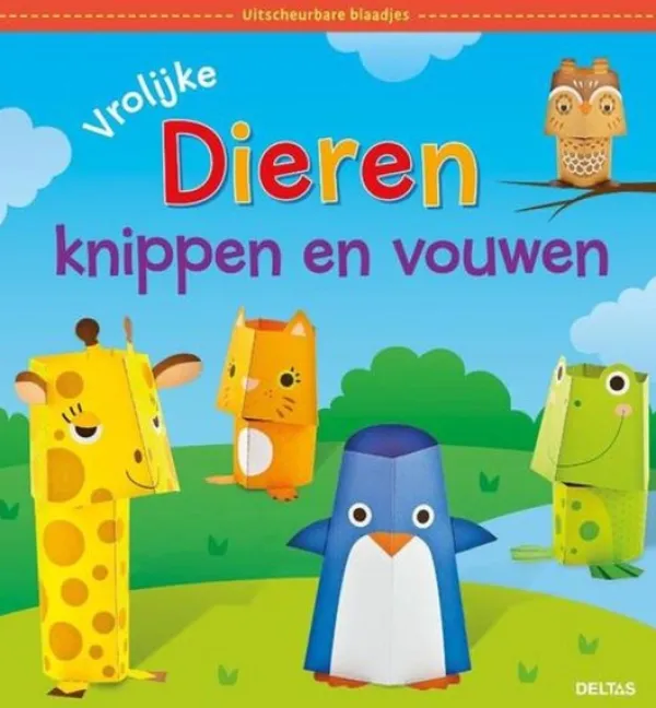 Deltas Vrolijke Dieren Knippen En Vouwen Online