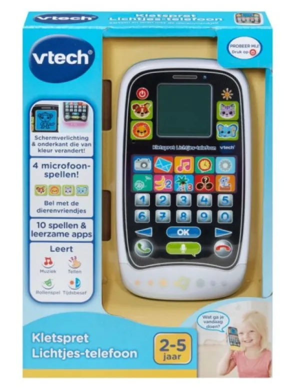 Vtech Kleuter Kletspret Lichtjestelefoon Clearance