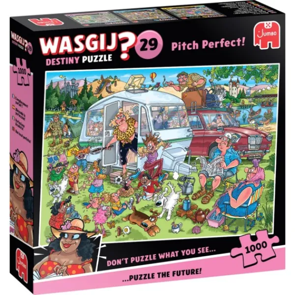 Jumbo Wasgij puzzel Op de Camping 1000 Stukjes Discount