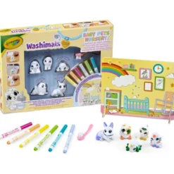 Crayola Washimals Baby Pets Nursery Pack New