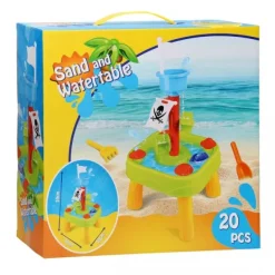 De Grote Speelgoedwinkel Waterspeeltafel Piraat 20-delig 30x30x50cm Fashion